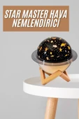 Hava Nemlendirici Led Işıklı Gece Lambası Yıldız Görünümlü Renk Değiştiren thumbnail 1
