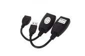 Vcom CU824 USB RJ45 Extender Plastik 45m Uzatıcı thumbnail 2