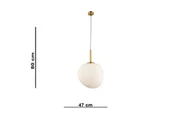 Lampaluce Modern Tasarımlar Opaco Tekli Sarkıt 47cm thumbnail 3