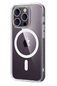Newface Apple iPhone 14 Pro Max Combo Sert Şeffaf Magsafe Kapak - Şeffaf thumbnail 2