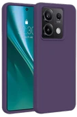 Newface Xiaomi Redmi Note 13 Pro 4G Kılıf First Silikon - Mor thumbnail 1