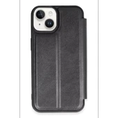 Newface Apple iPhone 14 Kılıf Flip Cover - Siyah thumbnail 3