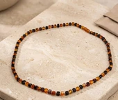 BlackCraft Mini Küp Model Yetişkin Kehribar Kolye thumbnail 2