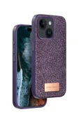 Onegif Apple iPhone 15 Bright Simli Kapak - Derin Mor thumbnail 1