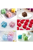 Bubble Mum Silikon Kalıbı 3d Mini Çoklu Bubble Kalıbı Bakeware 15’li thumbnail 4
