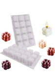 Bubble Mum Silikon Kalıbı 3d Mini Çoklu Bubble Kalıbı Bakeware 15’li thumbnail 7