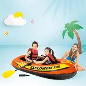 Şişme Bot Seti - Intex - Explorer 200 - 185cm - 2 Kişilik (58331) thumbnail 7