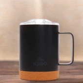Çelik Mug Termos - Igloo - Cork - 350ml - Siyah - 205696 thumbnail 7