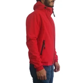 Lemigo Softshell Kapşonlu Ceket Kırmızı thumbnail 2