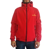 Lemigo Softshell Kapşonlu Ceket Kırmızı thumbnail 1