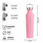 Çelik Mug Termos - Igloo - Pentagon - 750ml - Pembe - 205792 thumbnail 6