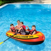 Şişme Bot Seti - Intex - Explorer 300 - 211cm - 3 Kişilik (58332) thumbnail 7
