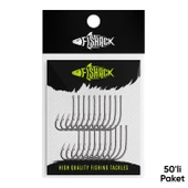 Olta İğnesi - Fishack 505 - No: 1/0  (50'li Paket) thumbnail 1