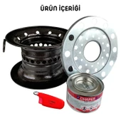 Argeus Jel Yakıtlı Osmanlı Ocağı Yeşil thumbnail 4