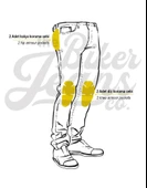 BJ LUCY BLACK CORDURA PANTOLON thumbnail 10