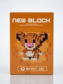 Lego Bricks 3D Aslan Simba 5 cm Mini Yapım Seti Eğitici Oyuncak Model thumbnail 5