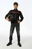 LS2 RIVA MAN JACKET BLACK RED CEKET thumbnail 5