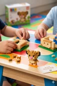 Lego Bricks 3D Aslan Simba 5 cm Mini Yapım Seti Eğitici Oyuncak Model thumbnail 1