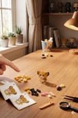 Lego Bricks 3D Aslan Simba 5 cm Mini Yapım Seti Eğitici Oyuncak Model thumbnail 3