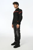 LS2 RIVA MAN JACKET BLACK RED CEKET thumbnail 4
