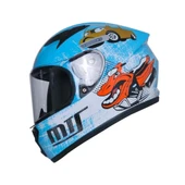 MT 201 BLUE ÇOCUK KASK thumbnail 1