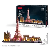 CubicFun Paris 3D Puzzle 115 Parça LED Işıklı thumbnail 2