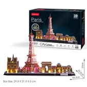 CubicFun Paris 3D Puzzle 115 Parça LED Işıklı thumbnail 5