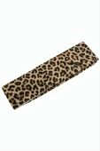 Leopar Desenli Saç Bandı 6 cm thumbnail 2