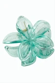 Çerçeveli Simli Lotus Toka 8 cm thumbnail 2