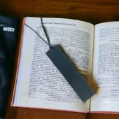 Deri Kitap Ayracı, Mavi thumbnail 1