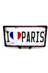 Dekoratif Plaka I Love Paris thumbnail 2