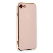Apple İphone 7 Kılıf Volet Silikon - Pembe thumbnail 1