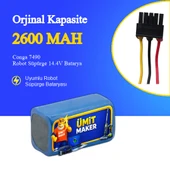 Conga 7490 Robot Süpürge 2600 mAh Batarya thumbnail 1