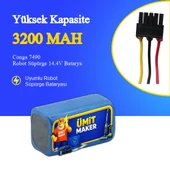 Conga 7490 Robot Süpürge 3200 mAh Batarya thumbnail 1