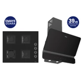 Siyah 2'li Silentart Ankastre Set SS205+D080-SA thumbnail 1
