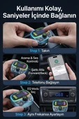 Araç İçin Bluetooth FM Modülatör Transmitter Çakmaklık - MT9877 thumbnail 5