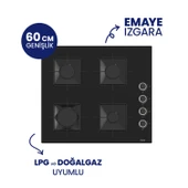 Siyah 2'li Silentart Ankastre Set SS205+D080-SA thumbnail 2