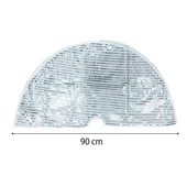 Yılbaşı Ağaç Örtüsü Pullu Payetli Gümüş 90cm thumbnail 3