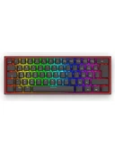 REDRAGON K616 FİZZ PRO RGB RED SWİTCH 2.4GHZ KABLOSUZ TÜRKÇE MEKANİK OYUNCU KLAVYESİ SİYAH thumbnail 1