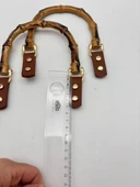 Çanta Aksesuar Troklu Taba Derili Plastik Çanta Sapı thumbnail 3