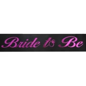 Bride To Be Kuşak Siyah Fuşya thumbnail 3