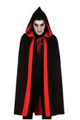 Halloween Pelerin Çift Taraflı Kapüşonlu 90cm thumbnail 4