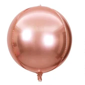 Folyo Balon 22 İnç KÜRE ROSE GOLD thumbnail 1