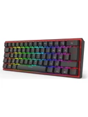 REDRAGON K616 FİZZ PRO RGB RED SWİTCH 2.4GHZ KABLOSUZ TÜRKÇE MEKANİK OYUNCU KLAVYESİ SİYAH thumbnail 3