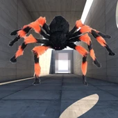Halloween Örümcek Figür 50 Cm Siyah-Turuncu thumbnail 6