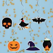Asmalı Sarkıt süsü Halloween 6 lı Helezon thumbnail 4