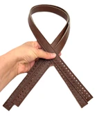 Çanta Aksesuar 80x2 cm Taba Renk 16 Delikli Model Çift Çanta Sapı thumbnail 2