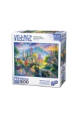 4 ADET KS Puzzle Dağ Kasabası 500 Parça thumbnail 2