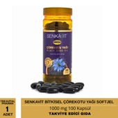 Senkavit Bitkisel Çörekotu Yağı Softjel 1000 mg 100 Kapsül thumbnail 2