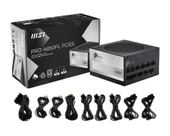 MSI PRO A850PL PCIE5 850W 80+ PLATINUM PSU thumbnail 5